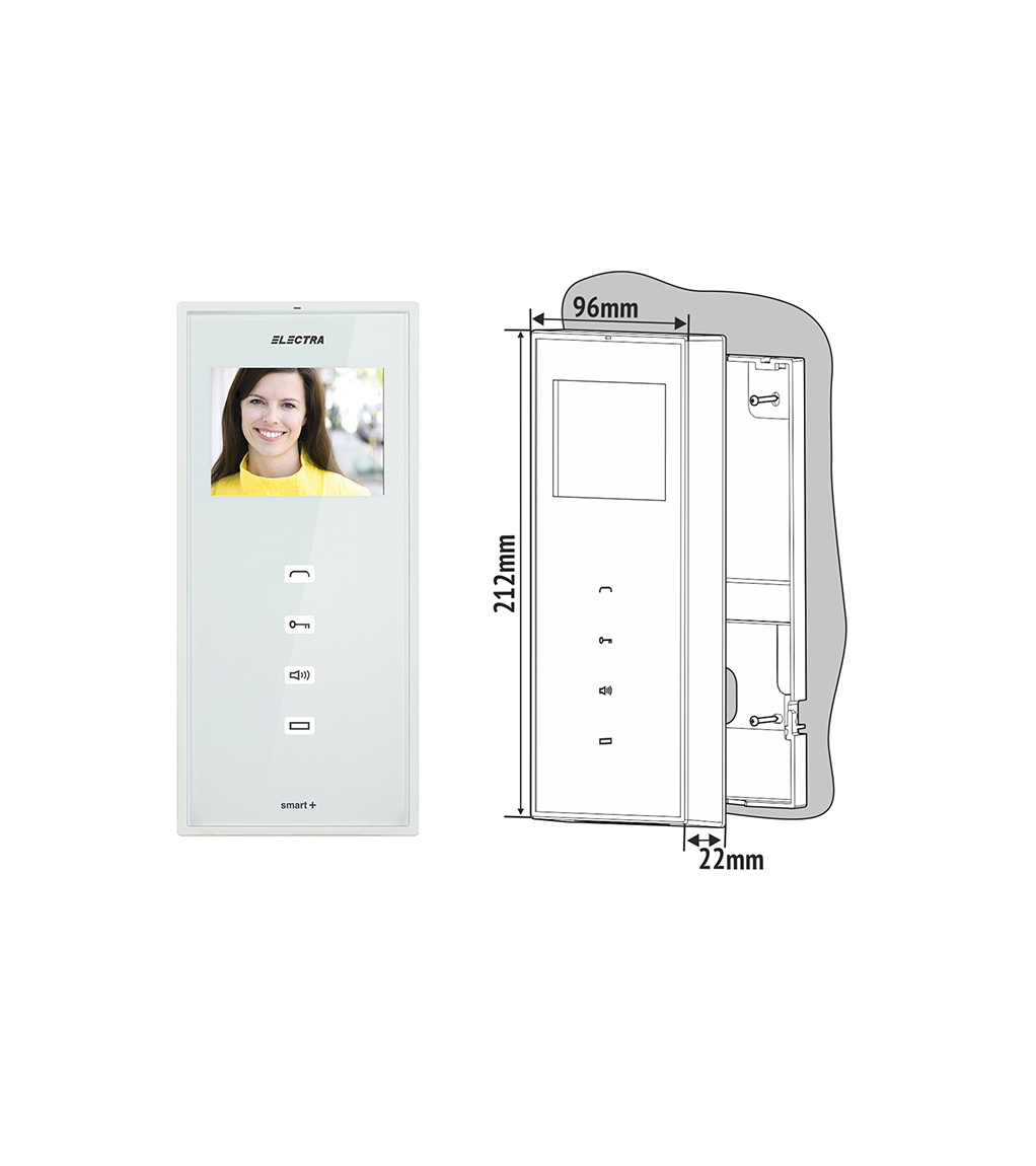 SMART 4.3” VIDEO TERMINAL, WHITE SMART 4.3” VIDEO TERMINAL, WHITE