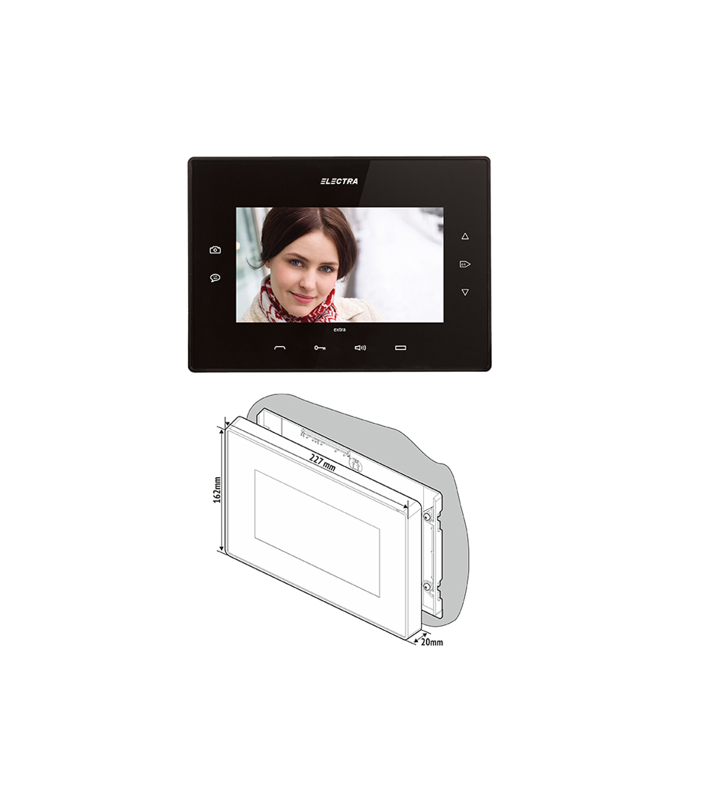EXTRA 7” VIDEO TERMINAL, BLACK EXTRA 7” VIDEO TERMINAL, BLACK